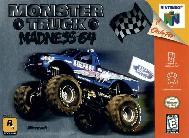 Monster Truck Madness 64 (USA) Game Cover
